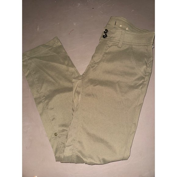 PrAna women’s olive green hiking pants‎ size 6 new - Picture 1 of 9